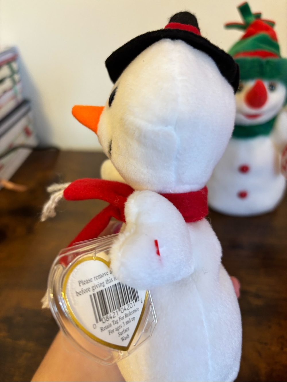 Snowball and Snowgirl beanie babies - Picture 7 of 15